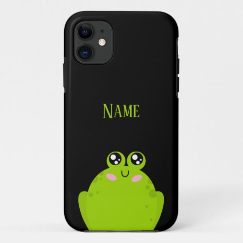 Funny Cute Frog Case_Mate iPhone Case