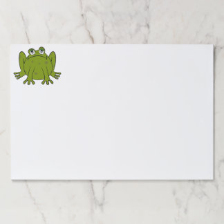 Funny Cute Frog Paper Pad