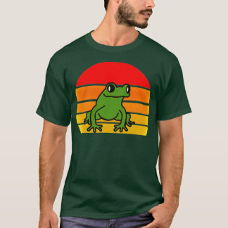 Funny cute frog sunset sunrise summer Gifts 1 T-Shirt