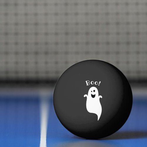 Funny Cute Ghost Boo Halloween Trick or Treat Kids Ping Pong Ball
