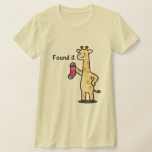 Funny Cute Giraffe Mom Life Superpower T-Shirt