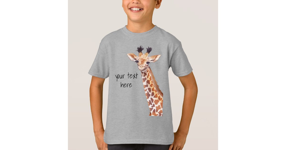  Funny Giraffe Shirt - Get On My Level Bro : Clothing
