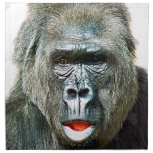 FUNNY CUTE GORILLA CLOTH NAPKIN