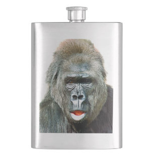 FUNNY CUTE GORILLA FLASK