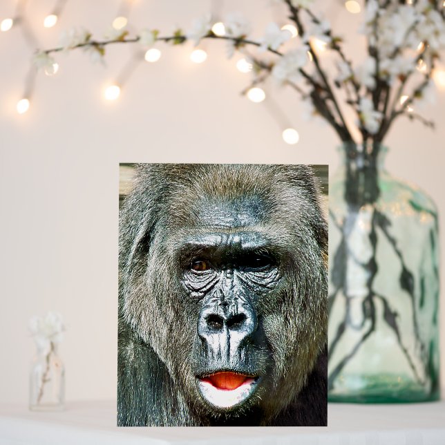 FUNNY CUTE GORILLA FOAM BOARD (In Situ (Wedding))