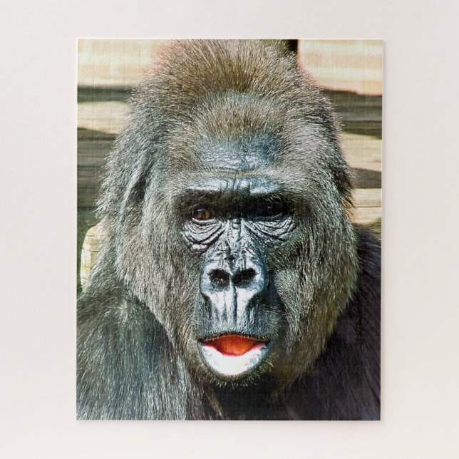 FUNNY CUTE GORILLA JIGSAW PUZZLE (Vertical)