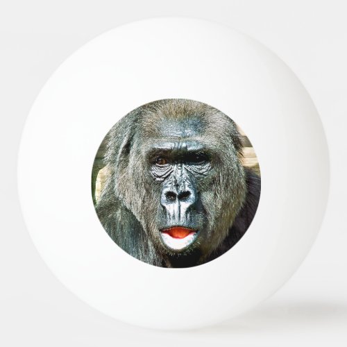 FUNNY CUTE GORILLA PING PONG BALL