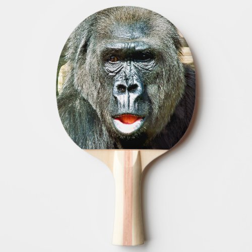 FUNNY CUTE GORILLA PING PONG PADDLE