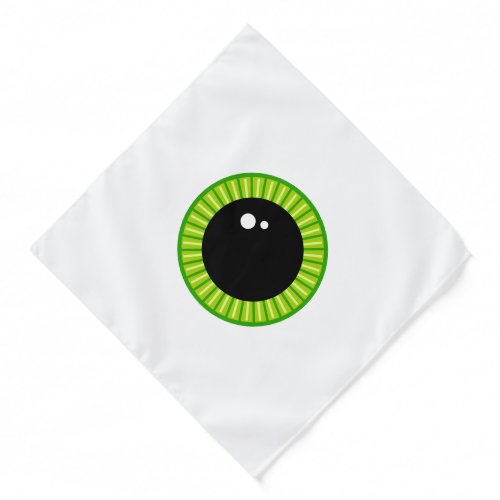 Funny Cute Green Eyeball Bandana
