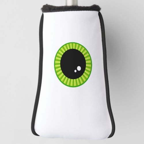 Funny Cute Green Eyeball Golf Head Cover