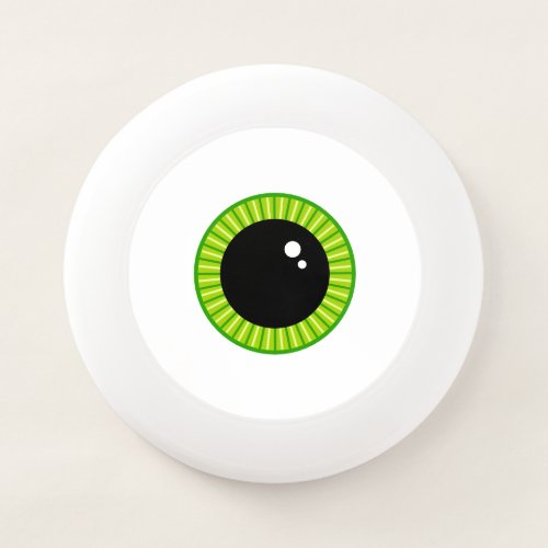 Funny Cute Green Eyeball Wham_O Frisbee