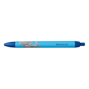 Funny cute Hammerhead shark cartoon Pen