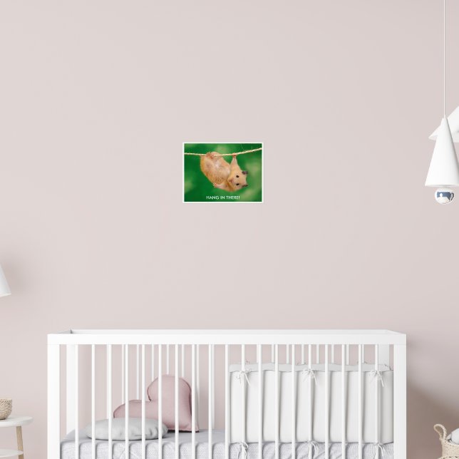 Poster In Metallo Inga: Remember To Wipe Con Criceto Cutie, Cartello In Latta 20x30 Cm, Arredo Originale - 3