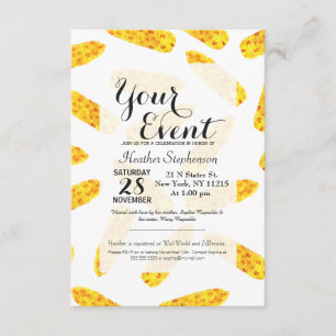 Funny Cute Hand Drawn Summer Corn on the Cob Invitation