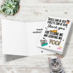 Funny Cute Happy Mother's Day From Cat Card