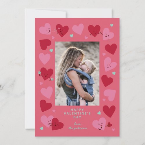 Funny Cute Hearts Invitation