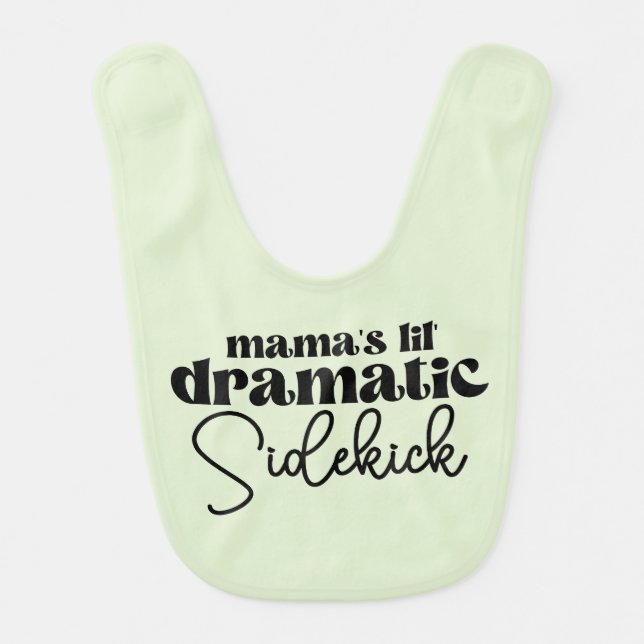 Funny Cute Infant Drool Bib for Babies (Front)