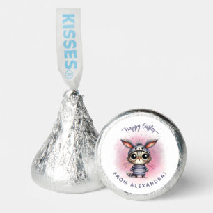 Funny Cute Kitty With Bunny Ears Happy Easter Hershey®'s Kisses®
