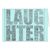 Funny, Cute, Laughter Graphic Art (Front Horizontal)