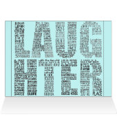 Funny, Cute, Laughter Graphic Art Cards (Inside Horizontal (Top))