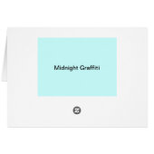 Funny, Cute, Laughter Graphic Art Cards (Back Horizontal)