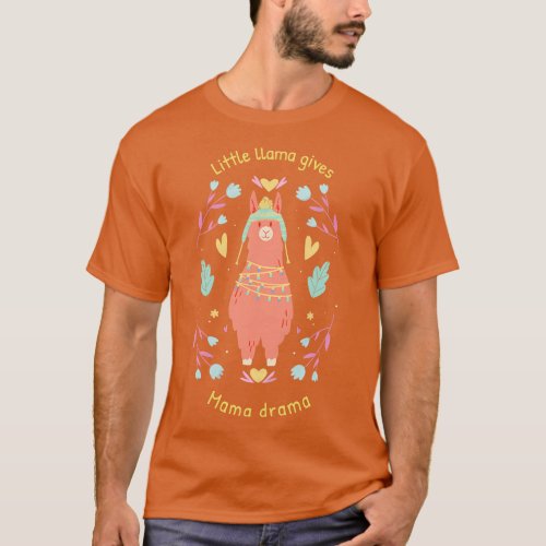 Funny Cute Llama T_Shirt