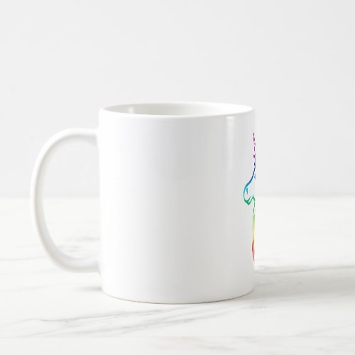 funny cute lovely colorful unicorn coffee mug