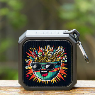 Funny Cute Noodle Cartoon Ramen Bowl Bluetooth Speaker