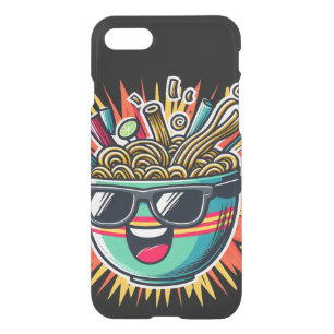 Funny Cute Noodle Cartoon Ramen Bowl iPhone SE/8/7 Case