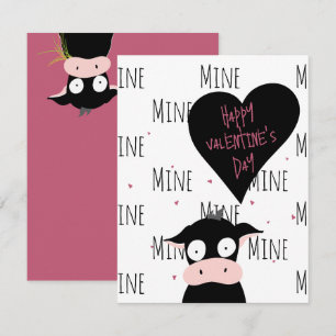 Funny Cute “Only Moooooo” Cow Pun Card