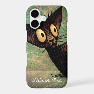 Funny Cute Oriental Shorthair Black Cat iPhone 17 Case