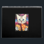 Funny Cute Outer Space Galaxy Cat Meme Pizza Taco Calendar<br><div class="desc">Funny Cute Outer Space Galaxy Cat Meme Pizza Taco</div>