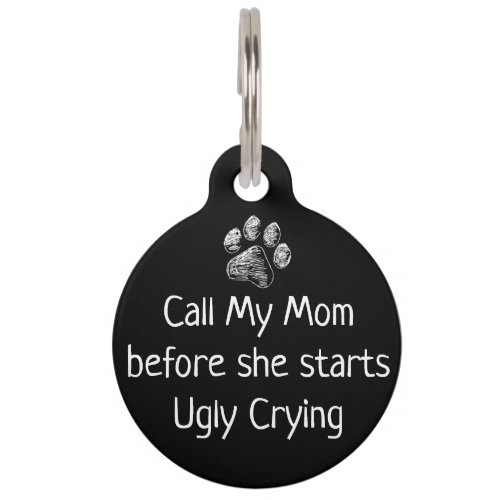 Funny Cute Pet Dog Name Tags _ Customized Unique