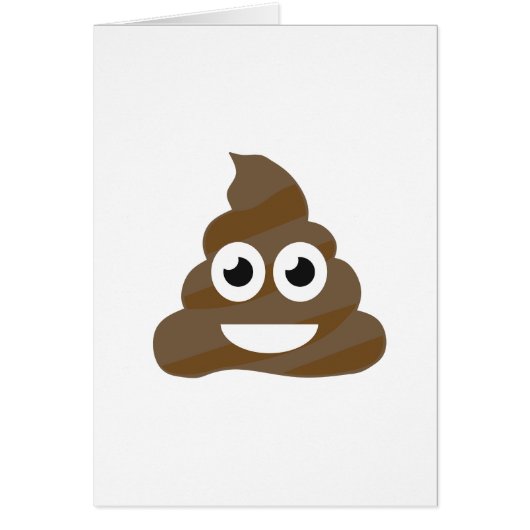 Funny Cute Poop Emoji Cards (Front)