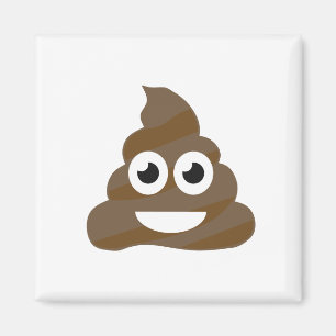 Funny Cute Poop Emoji Magnet