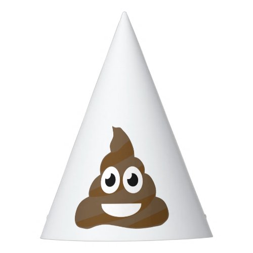 Funny Cute Poop Emoji Party Hat
