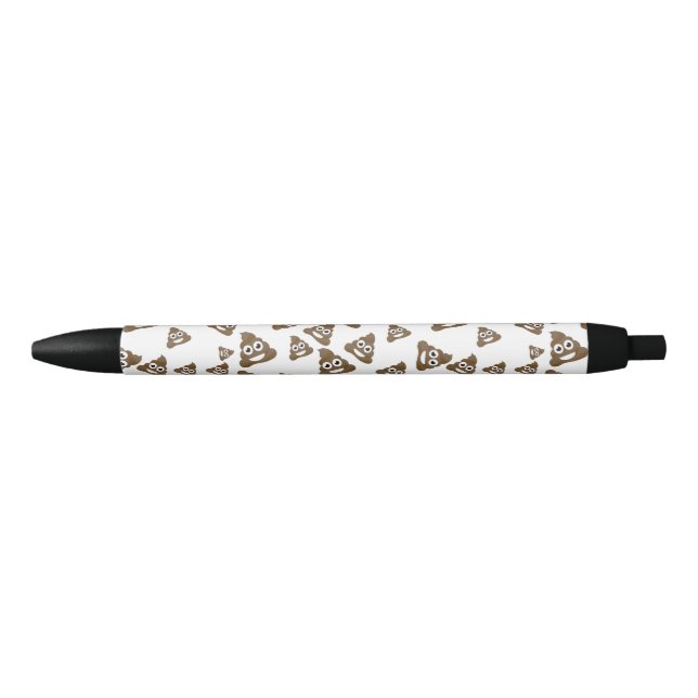 Funny Cute Poop Emoji Pattern Pen (Front)