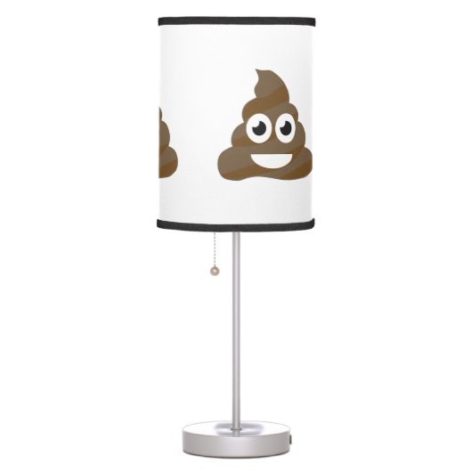 Funny Cute Poop Emoji Table Lamp (Right)