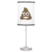 Funny Cute Poop Emoji Table Lamp (Front)
