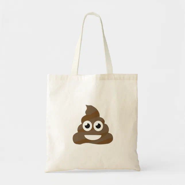 Funny Cute Poop Emoji Tote Bag Zazzle