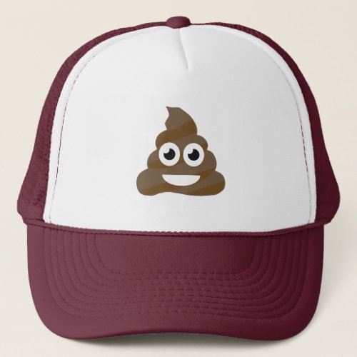 Funny Cute Poop Emoji Trucker Hat