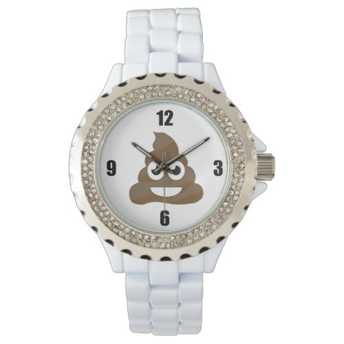 Funny Cute Poop Emoji Watch