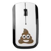 Funny Cute Poop Emoji Wireless Mouse (Front)