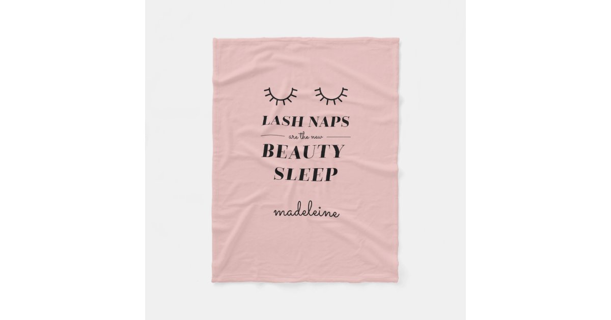 Funny Cute Quote Lash Nap Blanket Baby Pink | Zazzle Funny Cute Quote Lash Nap Blanket Baby Pink | Zazzle