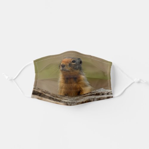 Funny Cute Saucy Columbian Ground Squirrel Adult Cloth Face Mask