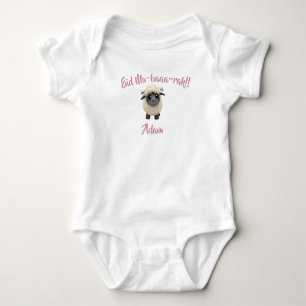 Funny cute Sheep Eid Adha funny Baby Clothes  Bodysuit