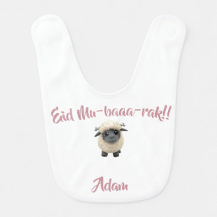 Funny cute Sheep Eid Adha funny  Men Shirt  Baby Bib