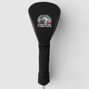 Funny & Cute Siberian Husky Dog Glitter Classic T- Golf Head Cover