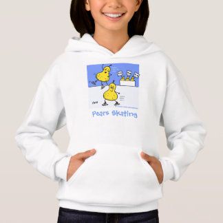 Funny Cute Skating Cartoon Girl's Shirt