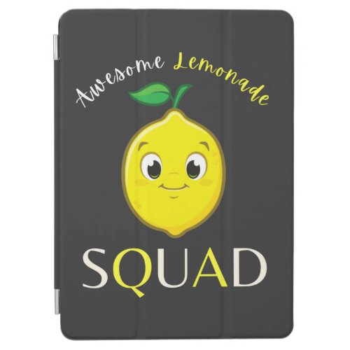 Funny Cute Smiling Lemon Awesome Lemonade Squad iPad Air Cover